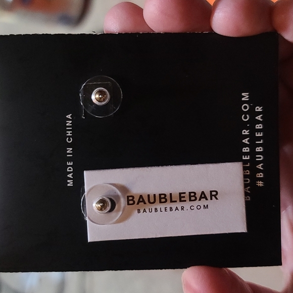 Pineapple 🍍 Anyone?? KJL Kenneth Jay Lane and BAUBLEBAR Combo! Brooch & Ears! - Picture 15 of 15